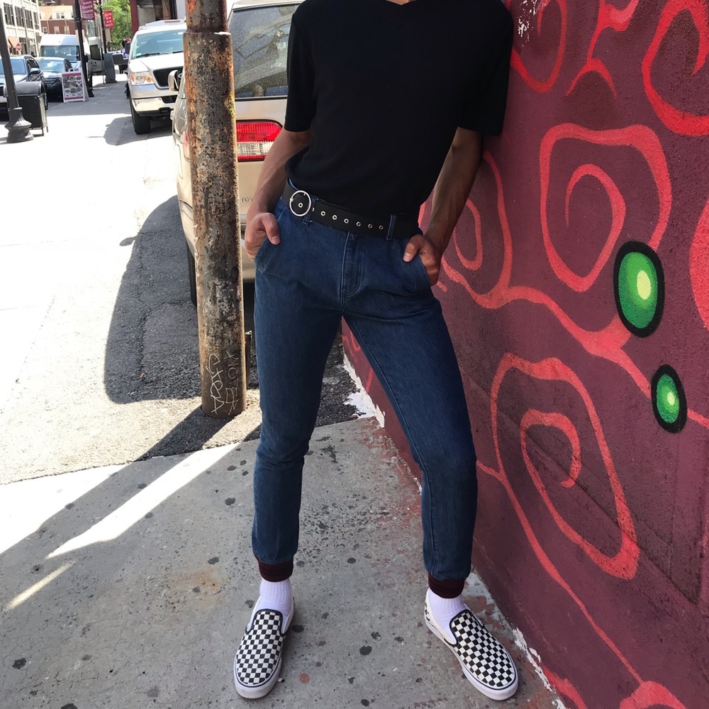 LF jogger jeans high waisted